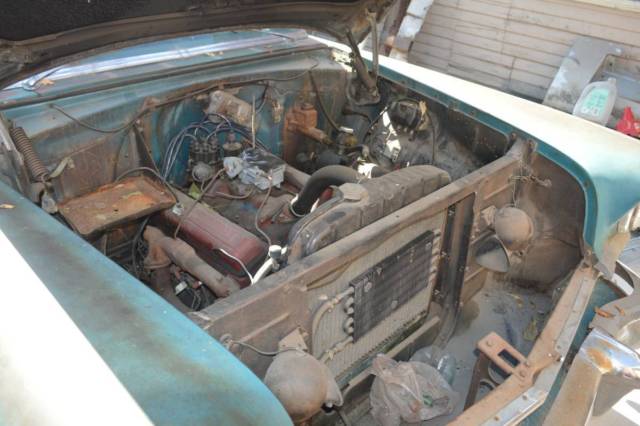 1956 Blue Chevrolet Bel Air/150/210 Sedan