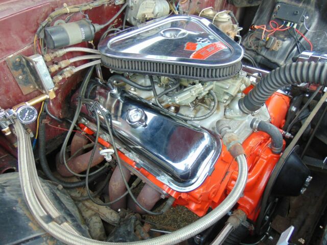 1956 Burgundy Chevrolet Bel Air/150/210 Coupe