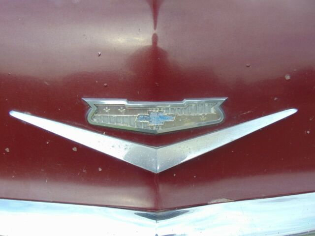 1956 Burgundy Chevrolet Bel Air/150/210 Coupe