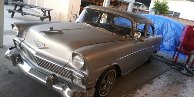 1956 Gray Chevrolet Bel Air/150/210 Coupe