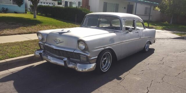 1956 Gray Chevrolet Bel Air/150/210 Coupe