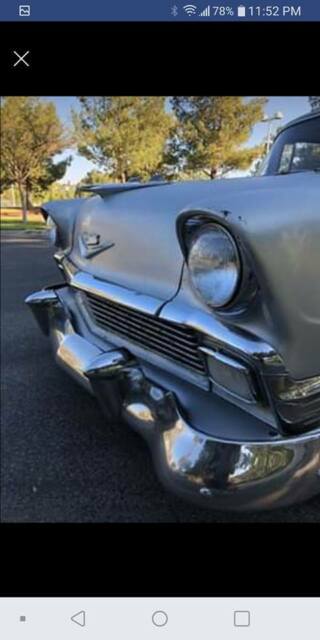 1956 Gray Chevrolet Bel Air/150/210 Coupe