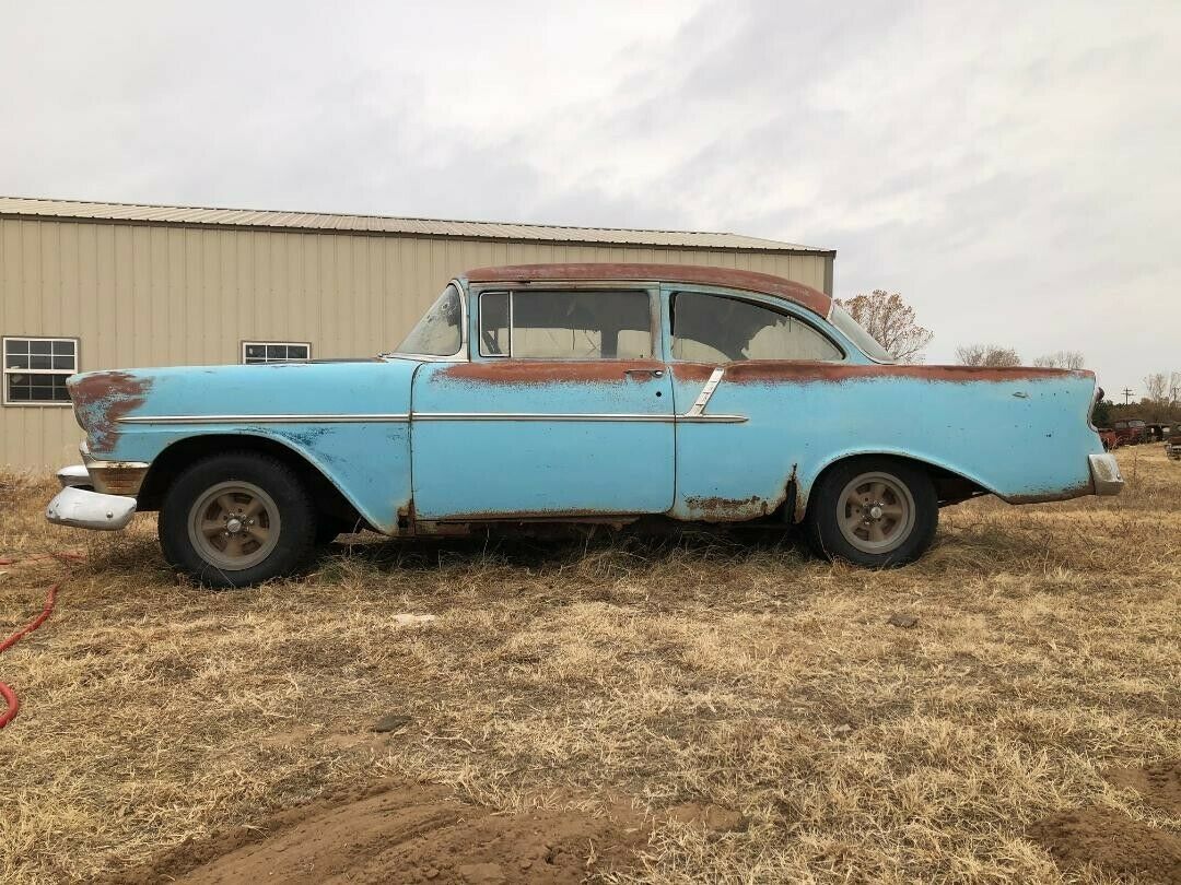 1956 Green Chevrolet Bel Air/150/210 Sedan