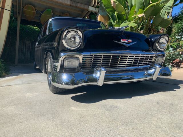 1956 Black Chevrolet Bel Air/150/210 Coupe