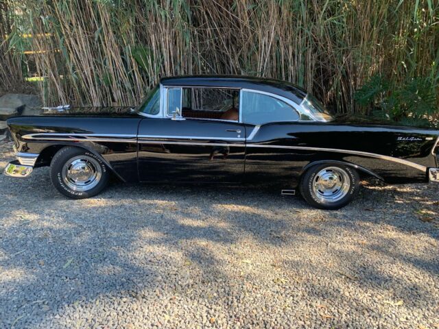 1956 Black Chevrolet Bel Air/150/210 Coupe