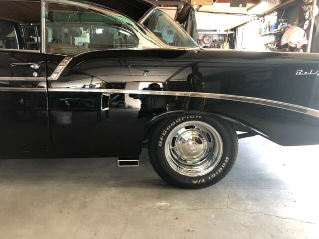 1956 Black Chevrolet Bel Air/150/210 Coupe