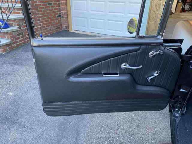 1956 Black Chevrolet Bel Air/210/150 Sedan 2 door post