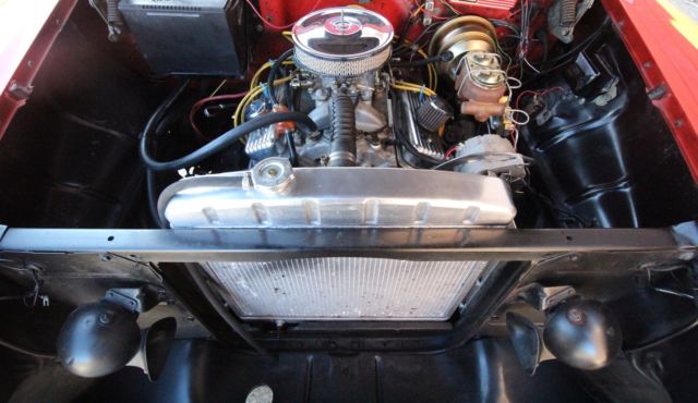 1956 Red Chevrolet Bel Air/150/210