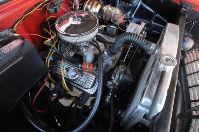 1956 Red Chevrolet Bel Air/150/210