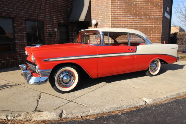 1956 Red Chevrolet Bel Air/150/210
