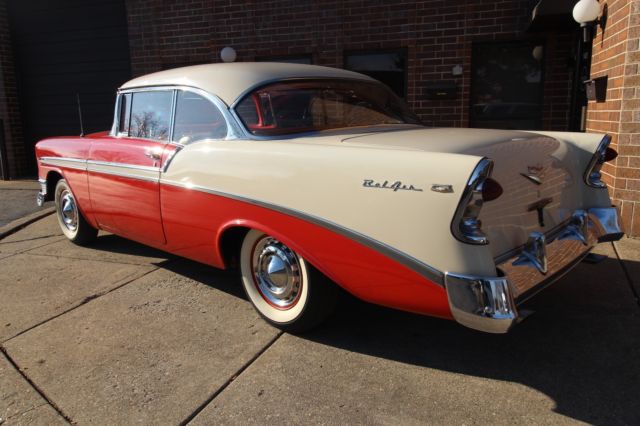 1956 Red Chevrolet Bel Air/150/210
