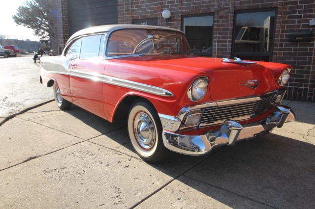 1956 Red Chevrolet Bel Air/150/210