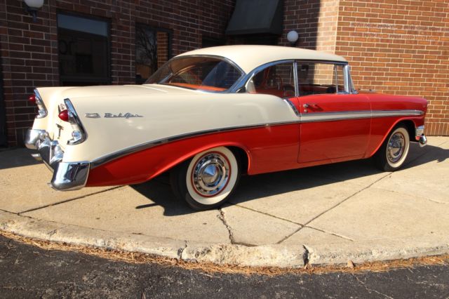 1956 Red Chevrolet Bel Air/150/210