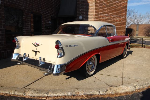1956 Red Chevrolet Bel Air/150/210