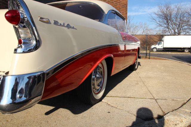1956 Red Chevrolet Bel Air/150/210