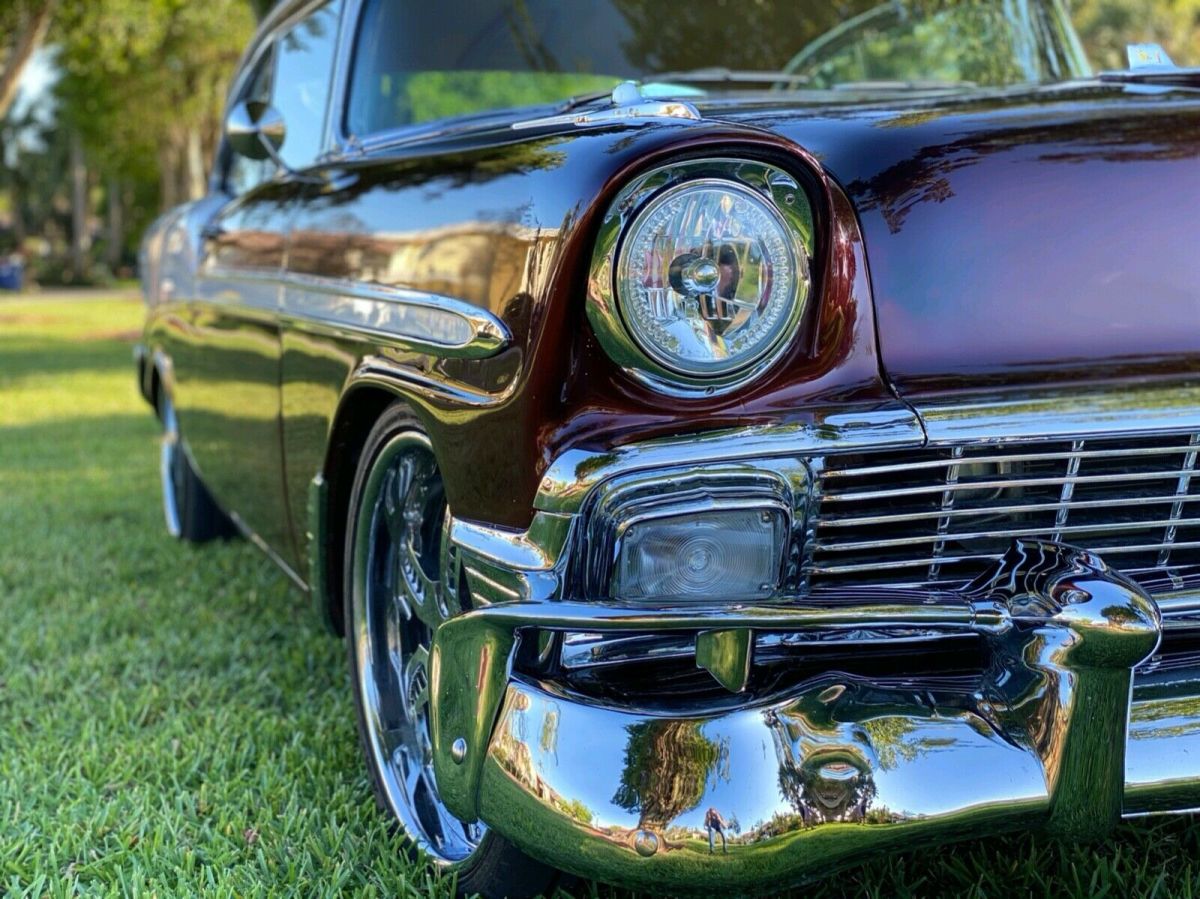 1956 Blue Chevrolet Bel Air/150/210 Coupe