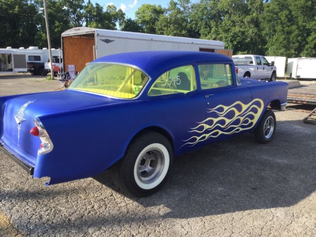 1956 Blue Chevrolet Bel Air/150/210 Coupe
