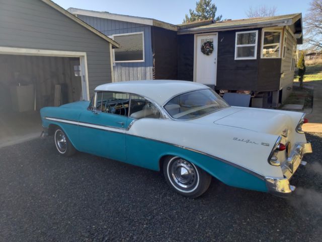 1956 Blue Chevrolet Bel Air/150/210 Coupe