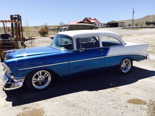 1956 Blue Chevrolet Bel Air/150/210
