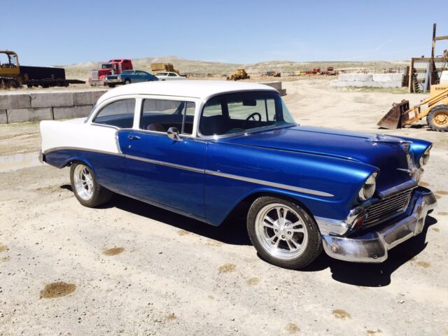 1956 Blue Chevrolet Bel Air/150/210