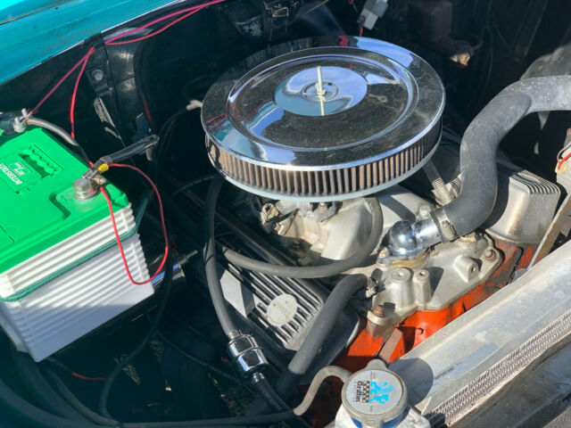 1956 Blue Chevrolet Bel Air/150/210 Sedan