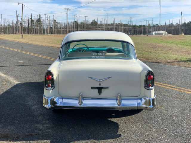 1956 Blue Chevrolet Bel Air/150/210 Sedan