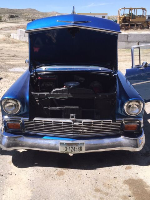 1956 Blue Chevrolet Bel Air/150/210