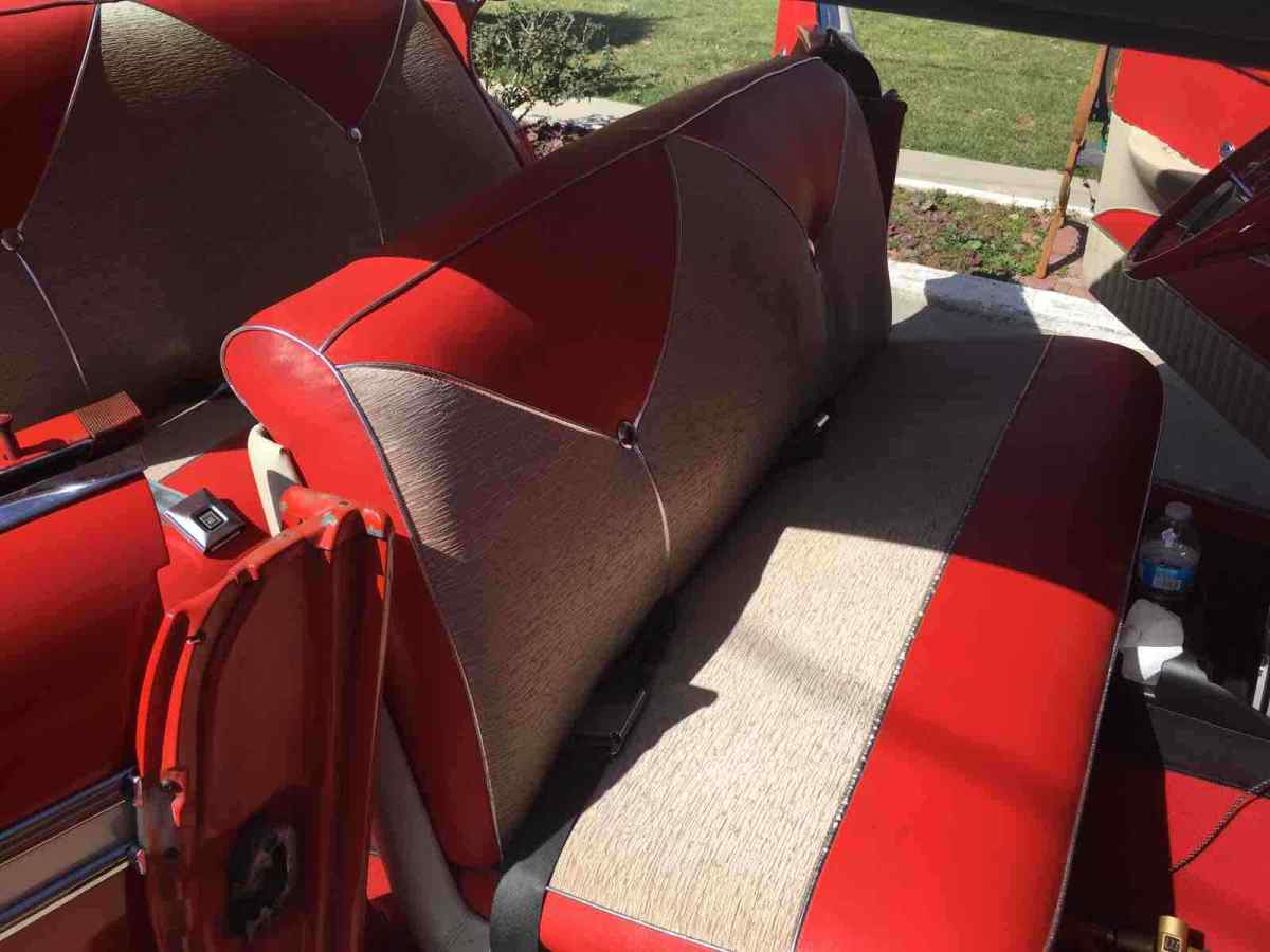 1956 Red Chevrolet belair Sedan