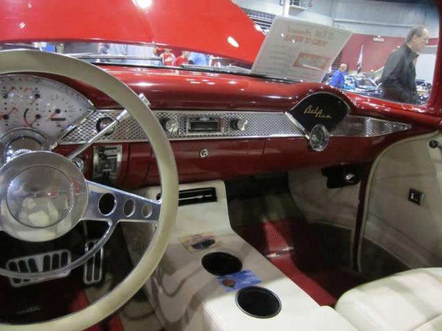 1956 Red Chevrolet Bel Air/150/210 Coupe