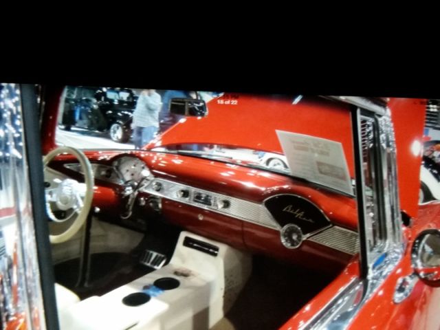 1956 Red Chevrolet Bel Air/150/210 Coupe