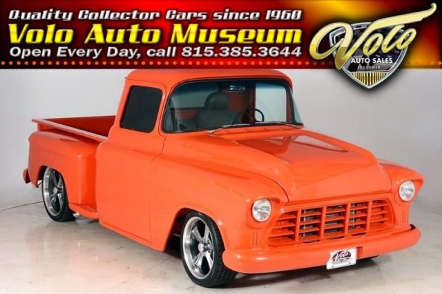 1956 Orange Chevrolet C-10 Pickup Truck