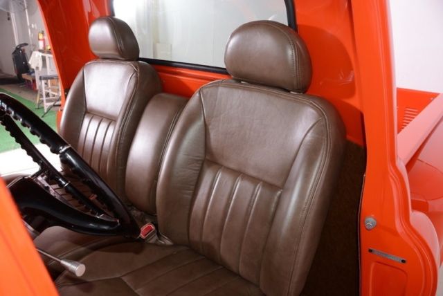 1956 Orange Chevrolet C-10 Pickup Truck