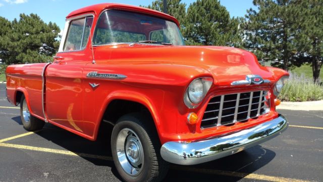 1956 HUGGER ORANGE Chevrolet Other Pickups CAMEO PICKUP