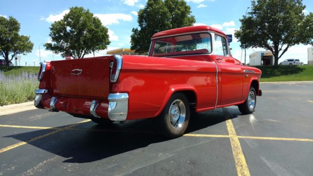 1956 HUGGER ORANGE Chevrolet Other Pickups CAMEO PICKUP