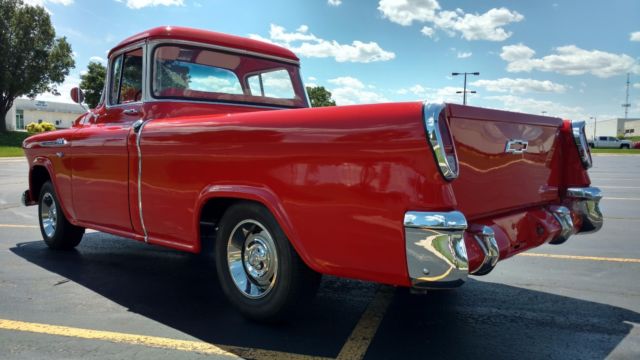 1956 HUGGER ORANGE Chevrolet Other Pickups CAMEO PICKUP