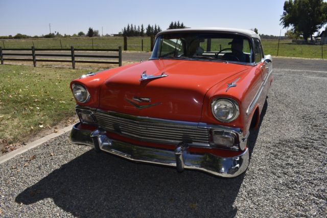 1956 Red/White Chevrolet Bel Air/150/210 Convertible