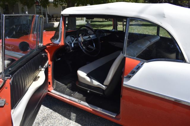 1956 Red/White Chevrolet Bel Air/150/210 Convertible