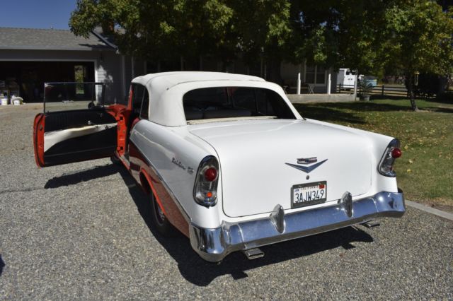 1956 Red/White Chevrolet Bel Air/150/210 Convertible