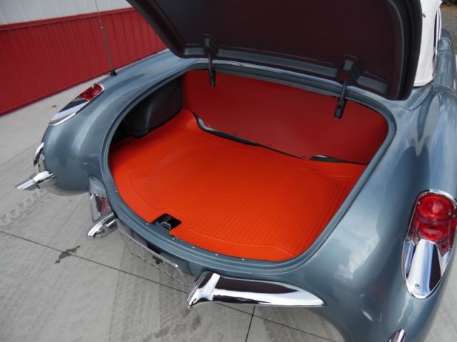 1956 Blue/Silver Chevrolet Corvette Convertible