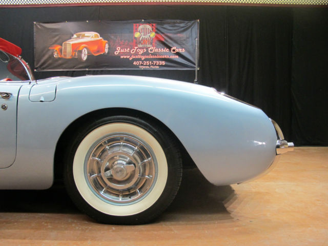 19560000 Blue Chevrolet Corvette Convertible