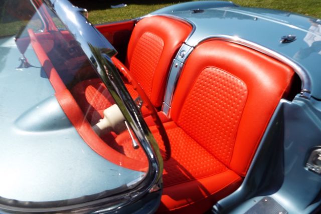 1956 Blue Chevrolet Corvette Convertible