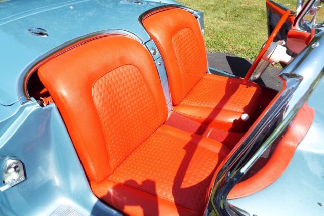 1956 Blue Chevrolet Corvette Convertible