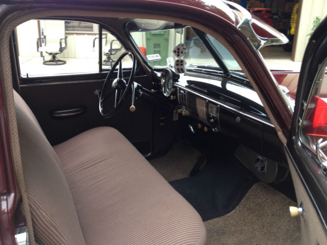 1949 Maroon Chevrolet Bel Air/150/210 Sedan