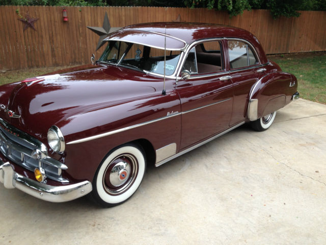 1949 Maroon Chevrolet Bel Air/150/210 Sedan