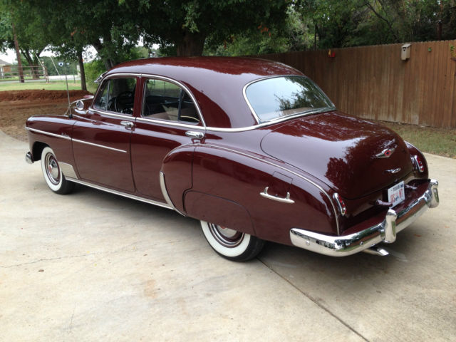 1949 Maroon Chevrolet Bel Air/150/210 Sedan