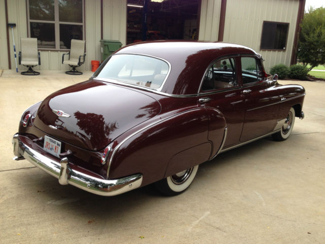 1949 Maroon Chevrolet Bel Air/150/210 Sedan