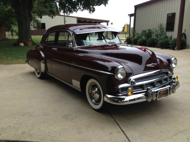 1949 Maroon Chevrolet Bel Air/150/210 Sedan