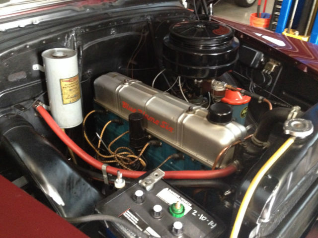 1949 Maroon Chevrolet Bel Air/150/210 Sedan