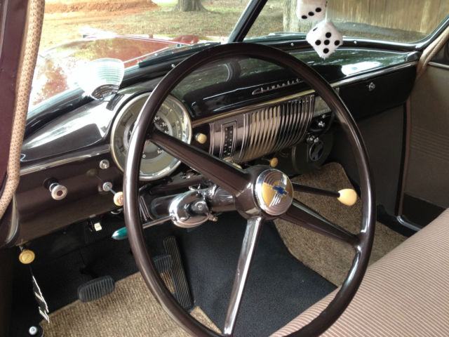 1949 Maroon Chevrolet Bel Air/150/210 Sedan