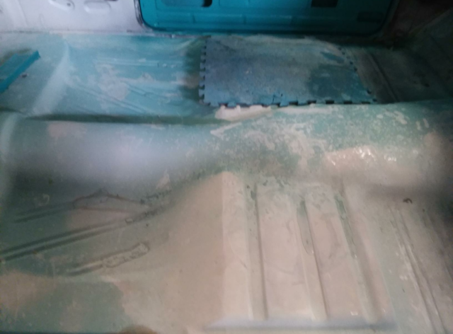 1956 Blue/white Chevrolet Del Ray 2 door